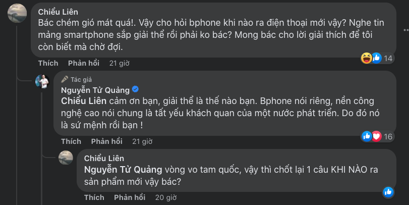 Trước tin đồn Bphone sắp bị khai tử, CEO Nguyễn Tử Quảng phản hồi ra sao? - Ảnh 3.
