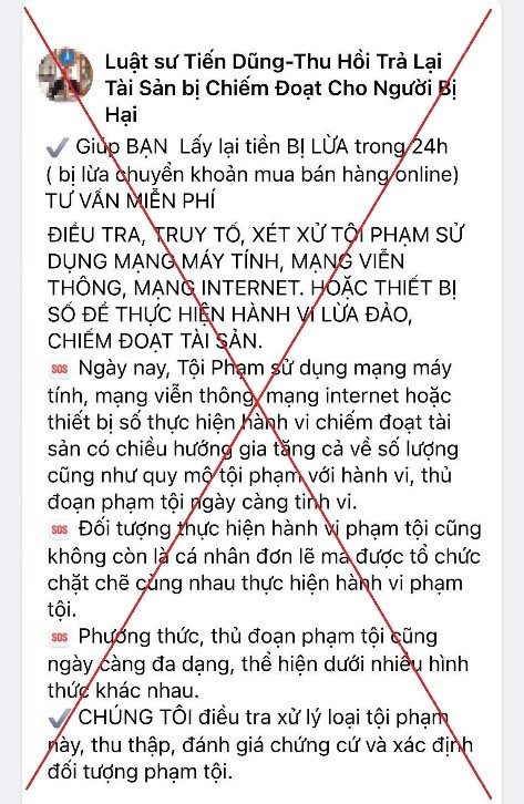 Bị lừa đảo, được “luật sư” giúp đòi lại tiền, hoá ra là… lại bị lừa thêm lần nữa - Ảnh 2.