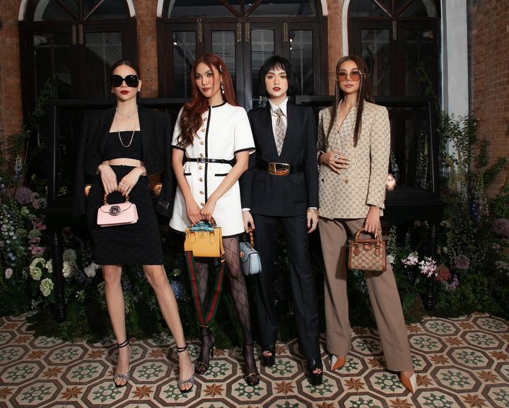 Bộ tứ quyền lực showbiz Việt xuất hiện tại triển lãm Gucci High-End, tạo ra những khung hình quyền lực với thời trang cao cấp - Ảnh 1.
