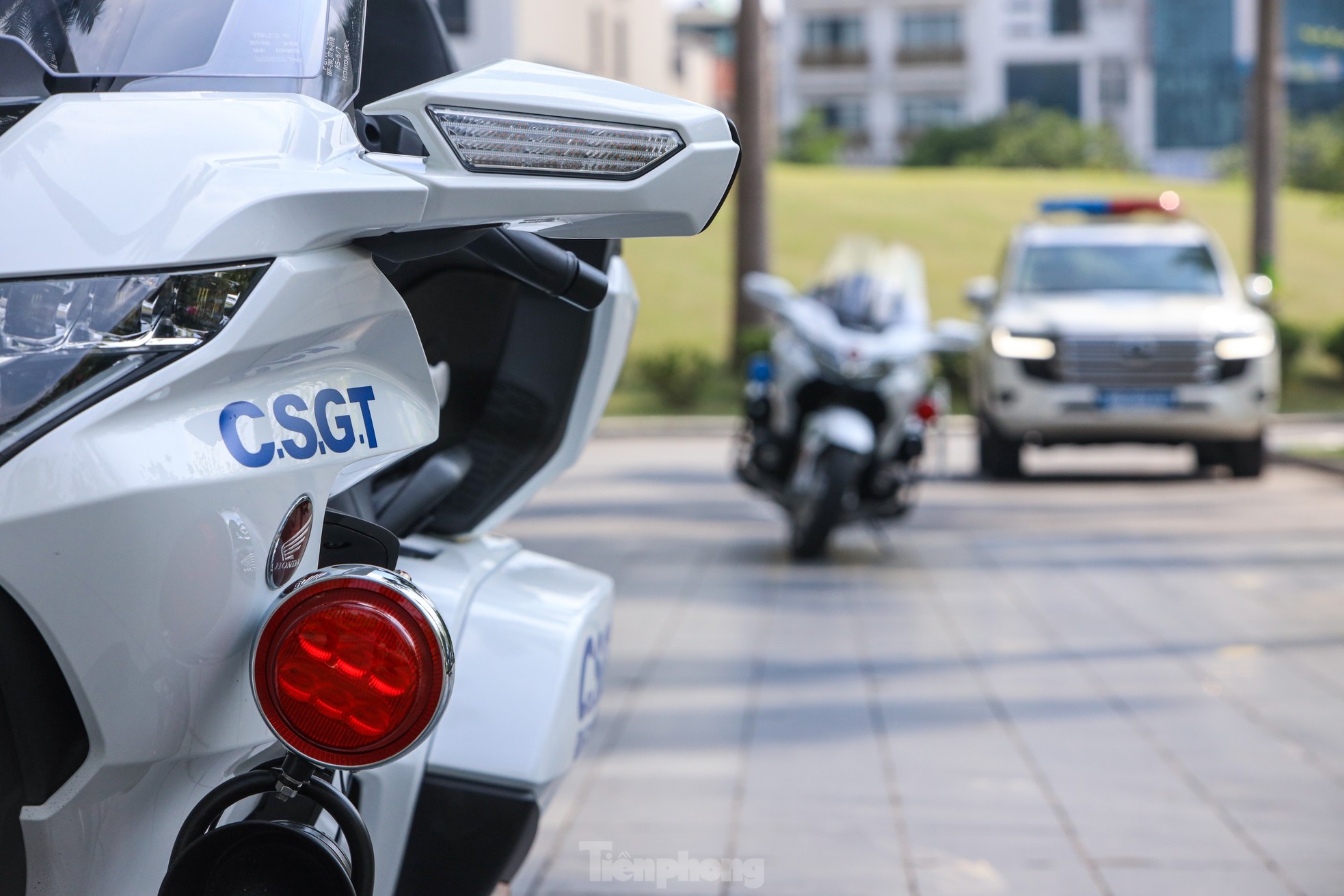 Cận cảnh dàn môtô Honda Goldwing 2023 mới trang cấp cho lực lượng CSGT