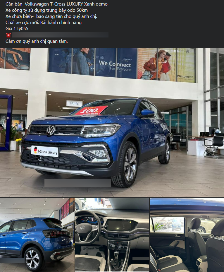 VW T-Cross bản trưng bày được giảm 244 triệu tại đại lý: Cùng cỡ Seltos nhưng đắt ngang Sorento dù giảm giá mạnh - Ảnh 1.