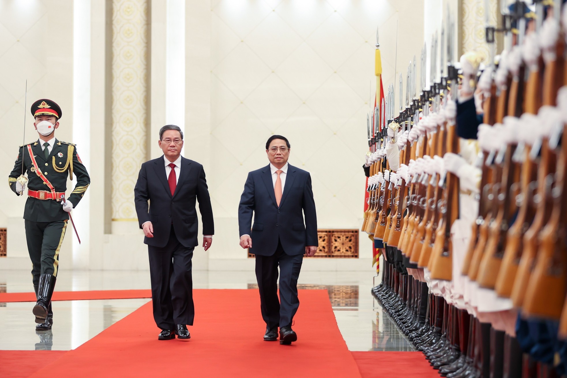 Lễ đón Thủ tướng Phạm Minh Chính thăm chính thức Trung Quốc - Ảnh 3.