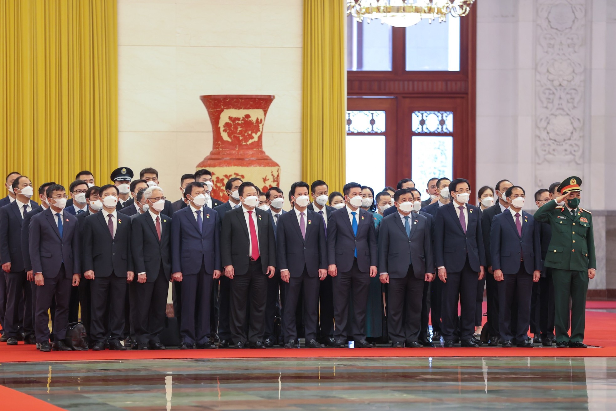 Lễ đón Thủ tướng Phạm Minh Chính thăm chính thức Trung Quốc - Ảnh 4.