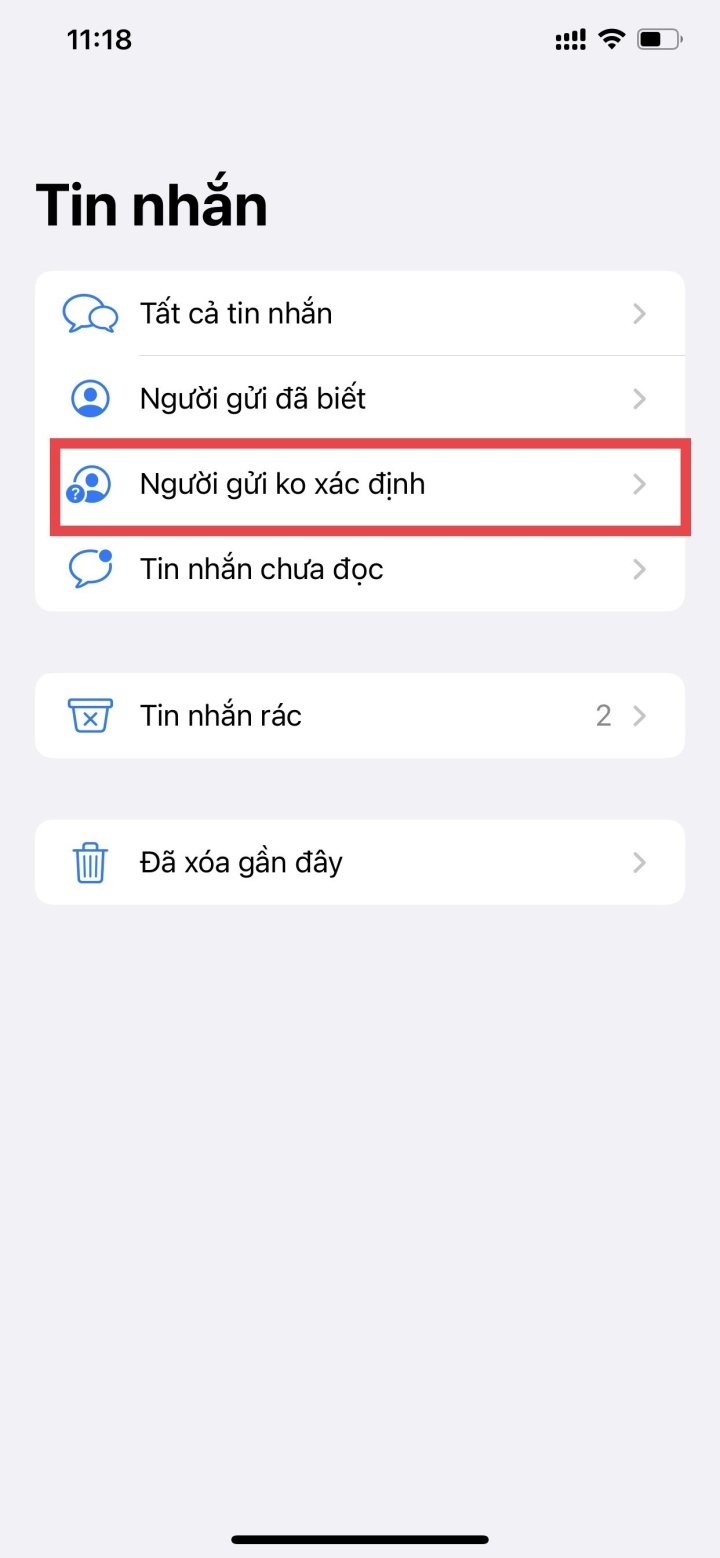 Cách lọc tin nhắn rác trên iPhone - Ảnh 3.