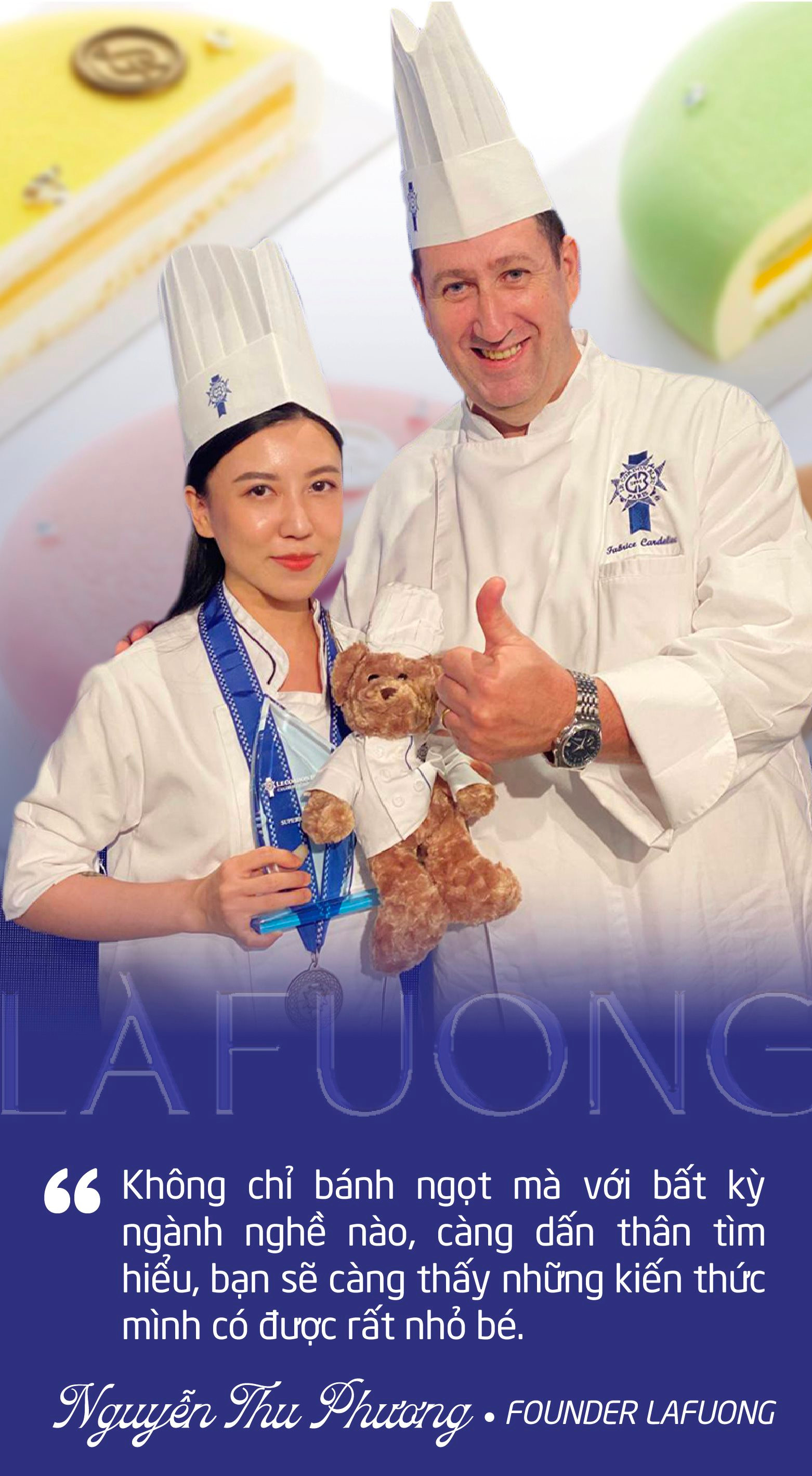 Founder thương hiệu bánh ngọt Pháp cao cấp LaFuong: Động lực của tôi là thay đổi định kiến ‘mua bánh sinh nhật chỉ để thổi nến’ của nhiều người Việt - Ảnh 2.