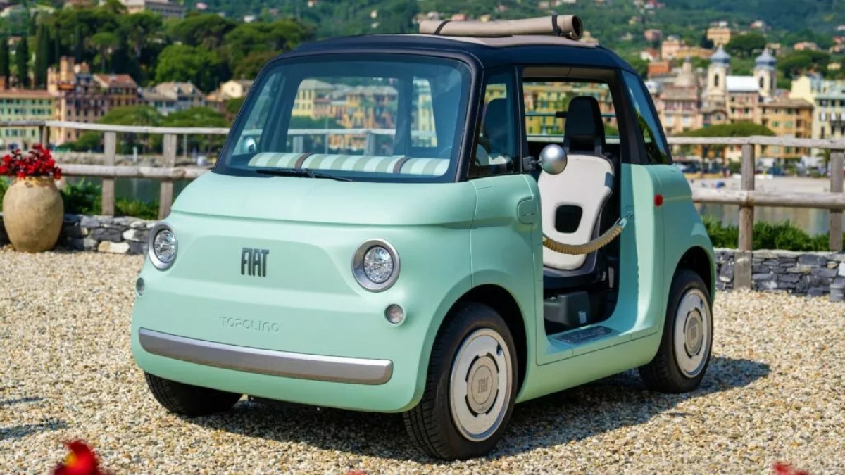 Fiat hé lộ ô tô điện cỡ nhỏ với thiết kế xinh xắn đậm chất &quot;hoạt hình&quot; - Ảnh 1.