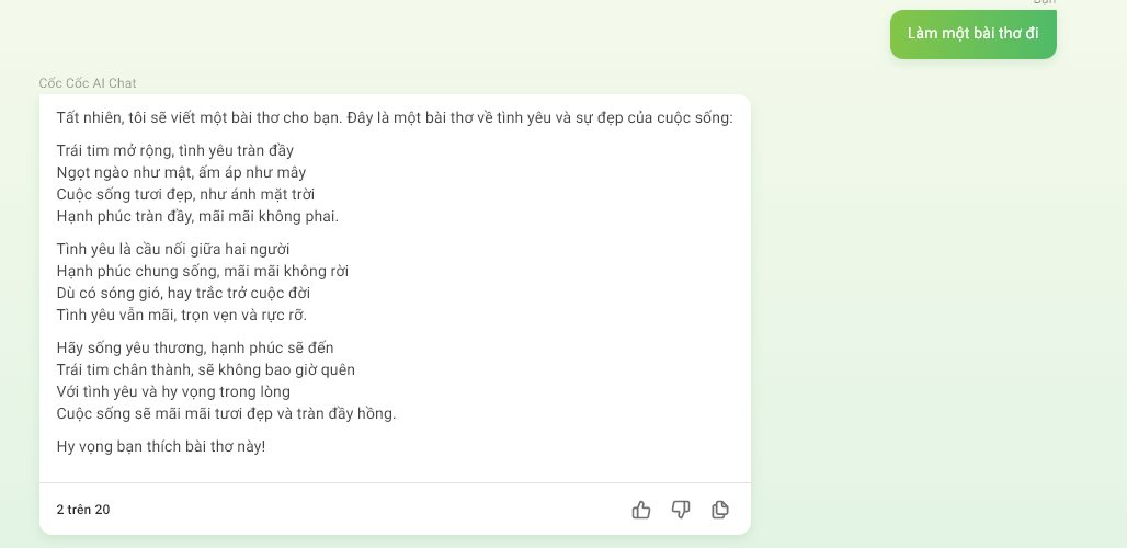 So khả năng làm thơ tình của ChatGPT và chatbot AI của Việt Nam - Ảnh 1.
