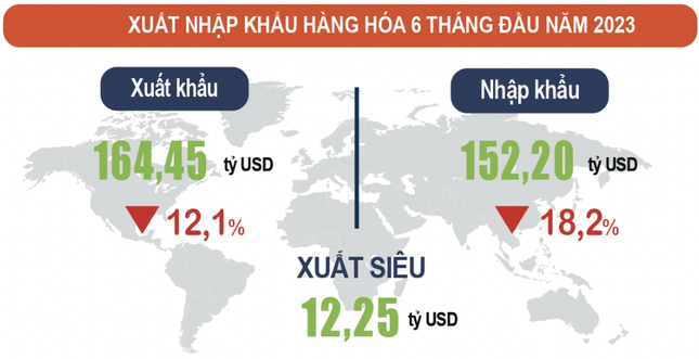 Việt Nam xuất siêu đạt hơn 12 tỷ USD - Ảnh 1.