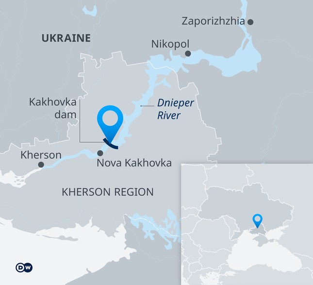 Tầm quan trọng chiến lược của đập nước vừa bị vỡ ở Kherson - Ảnh 4.