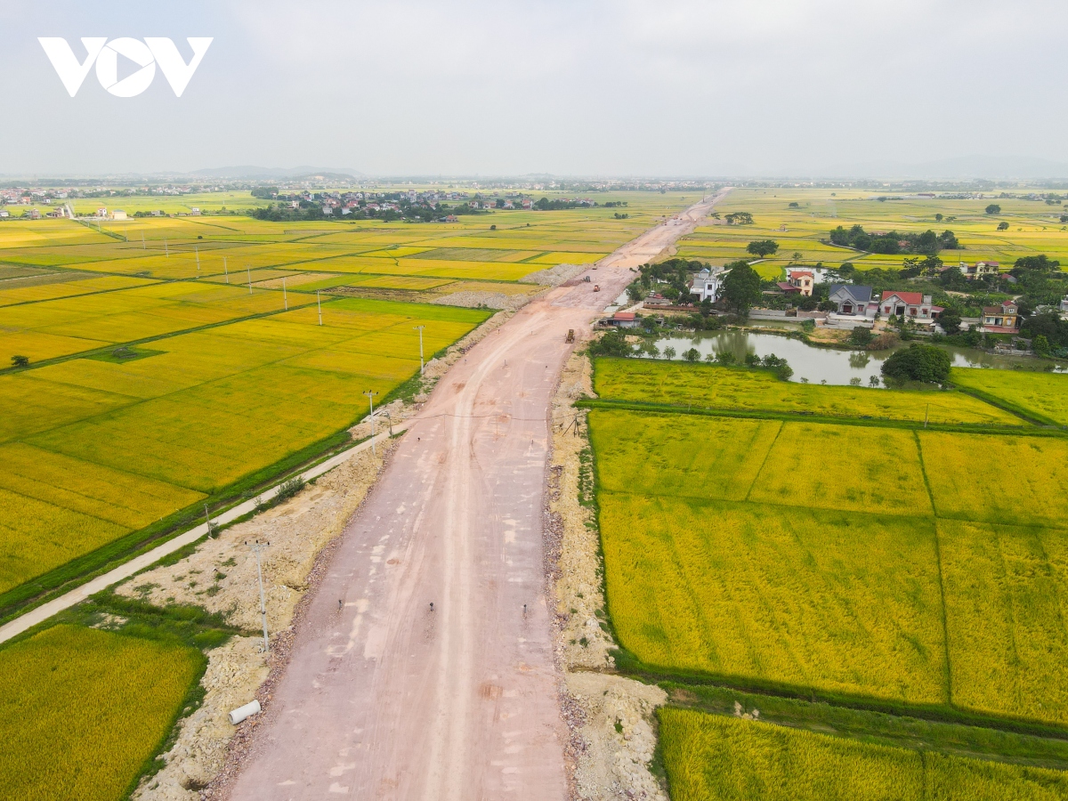 Toàn cảnh công trường xây dựng cầu dây văng lớn nhất Bắc Giang - Ảnh 5.