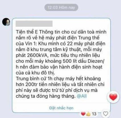 Sướng như nhà giàu ở chung cư cao cấp, nóng nắng đỉnh điểm vẫn không lo mất điện, có khu đô thị &quot;chơi trội&quot; chi 200 triệu/giờ chạy 22 máy phát điện cả ngày  - Ảnh 1.