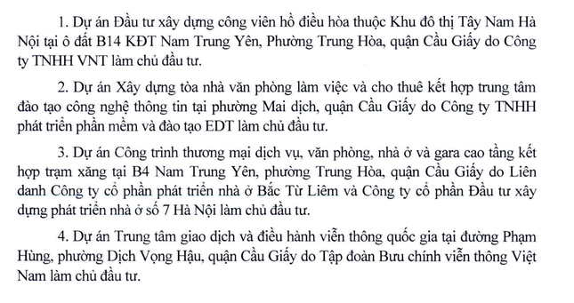 Gia hạn 15 dự án ‘treo’ tại quận trung tâm Hà Nội - Ảnh 3.