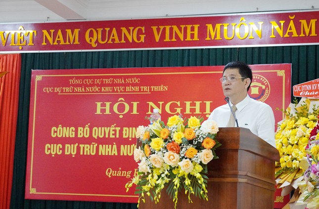 Ông Lê Quang Thành giữ chức Cục trưởng Cục Dự trữ Nhà nước khu vực Bình Trị Thiên - Ảnh 1.