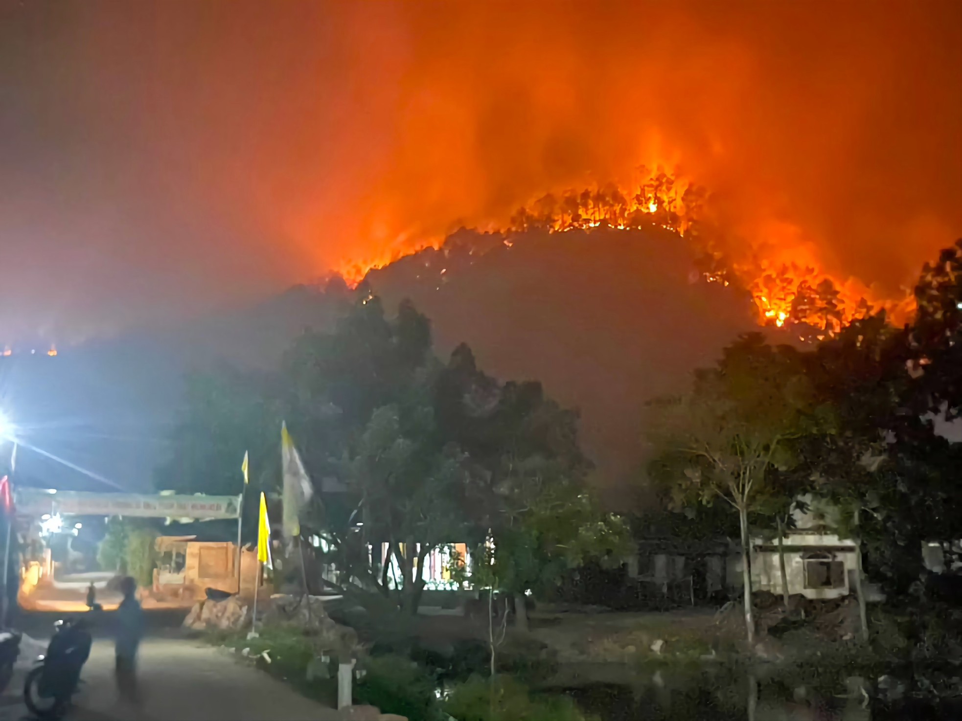 Cận cảnh hàng ngàn lượt người vật lộn với đám cháy rừng thông suốt 16 giờ - Ảnh 10.