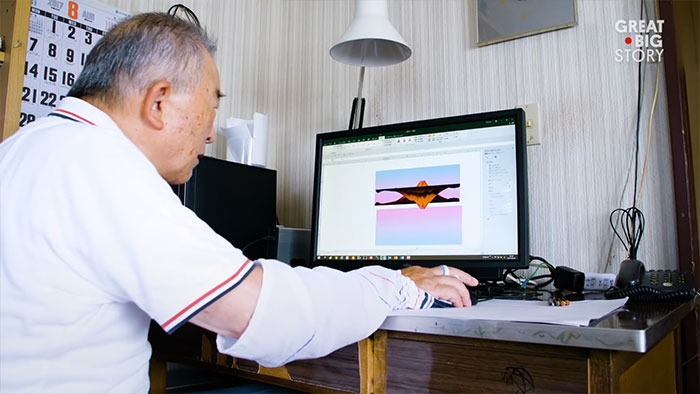 Cụ ông 80 tuổi dùng phần mềm bảng tính Microsoft Excel để vẽ tranh, kết quả khiến thế giới ngỡ ngàng - Ảnh 1.