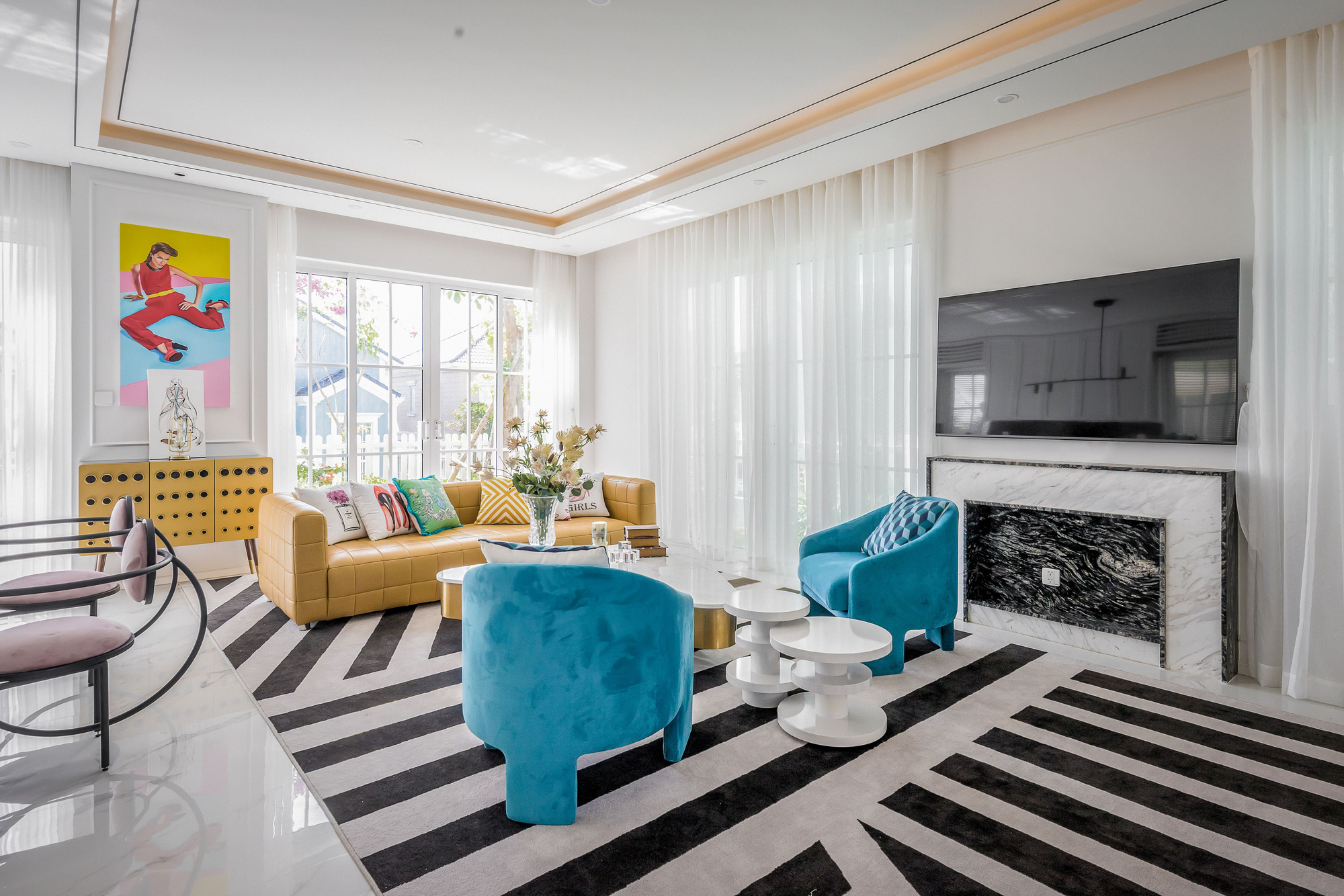 Căn villa 280m² trang bị nội thất giá 3 tỷ đẹp như bản giao hưởng nghệ thuật đương đại bên bờ biển Phan Thiết - Ảnh 8.