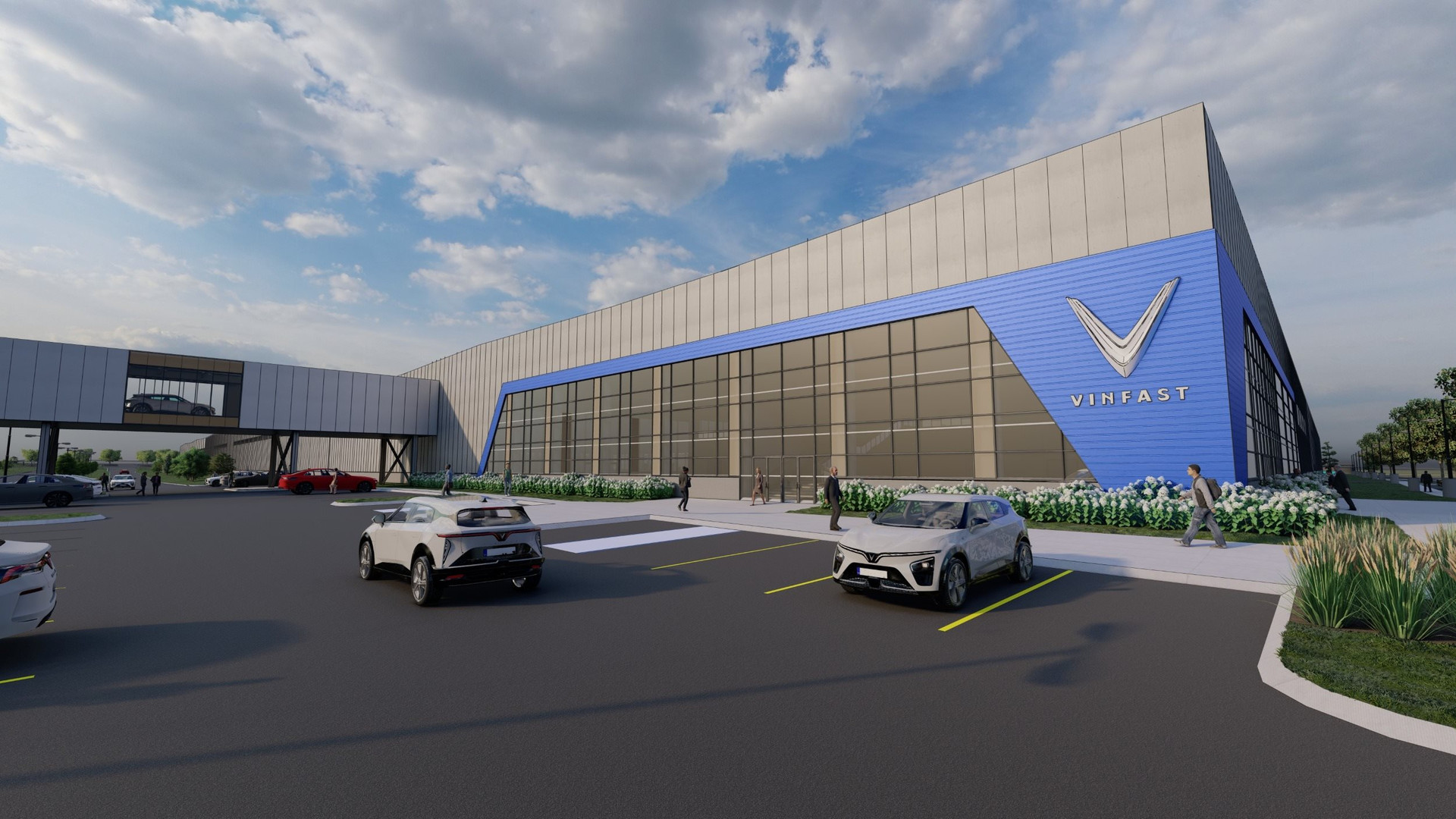VinFast chính thức khởi công nhà máy 4 tỷ USD tại Mỹ: Diện tích hơn 700 ha, công suất 150.000 xe/năm - Ảnh 1.