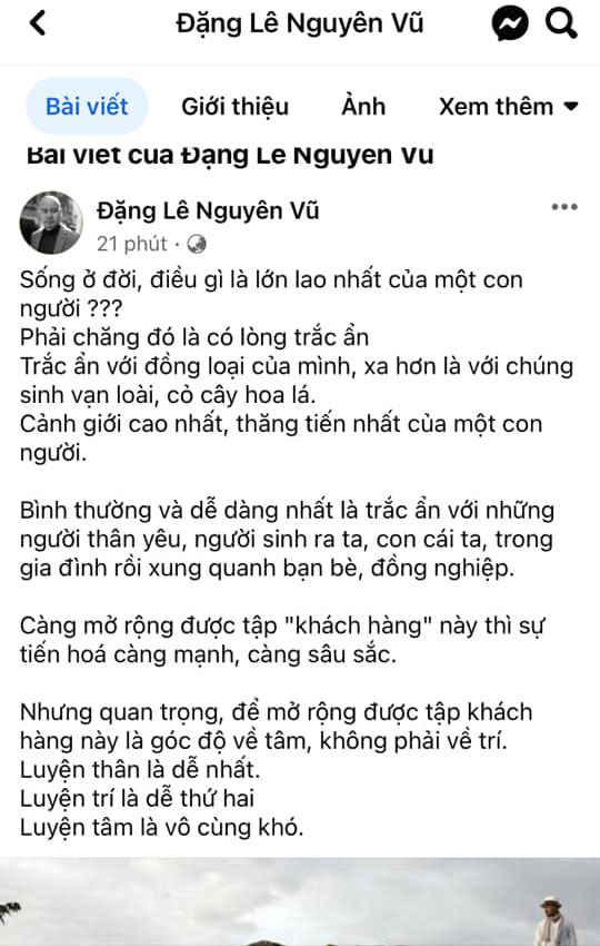 Sau hơn 10 năm sống ẩn dật trong hang đá, ông Đặng Lê Nguyên Vũ tái xuất cõi mạng để nói gì? - Ảnh 3.