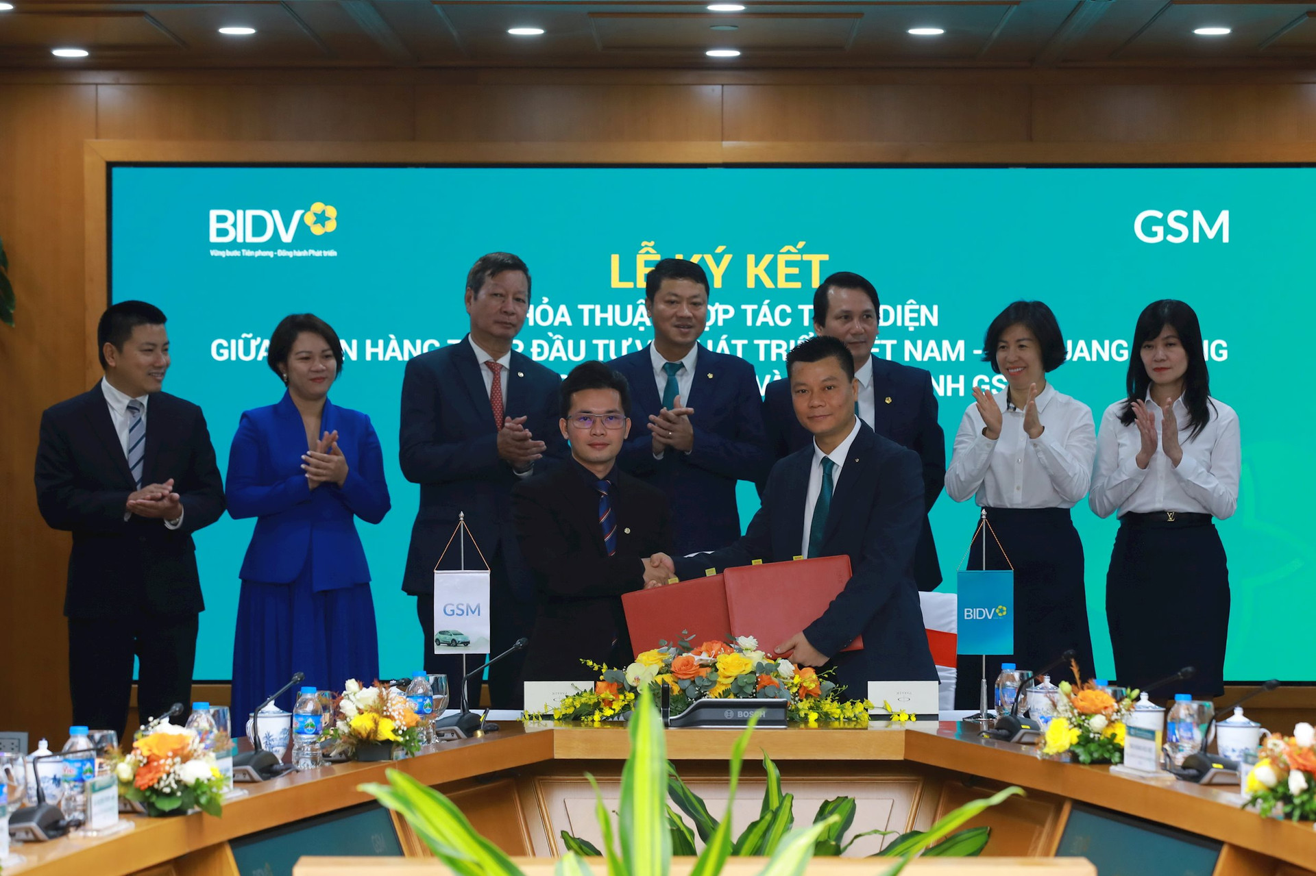 BIDV và GSM ký kết thỏa thuận hợp tác toàn diện - Ảnh 1.