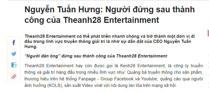 Theanh28 liên tục nợ thuế: Có phải do thua lỗ, thiếu tiền? - Ảnh 1.