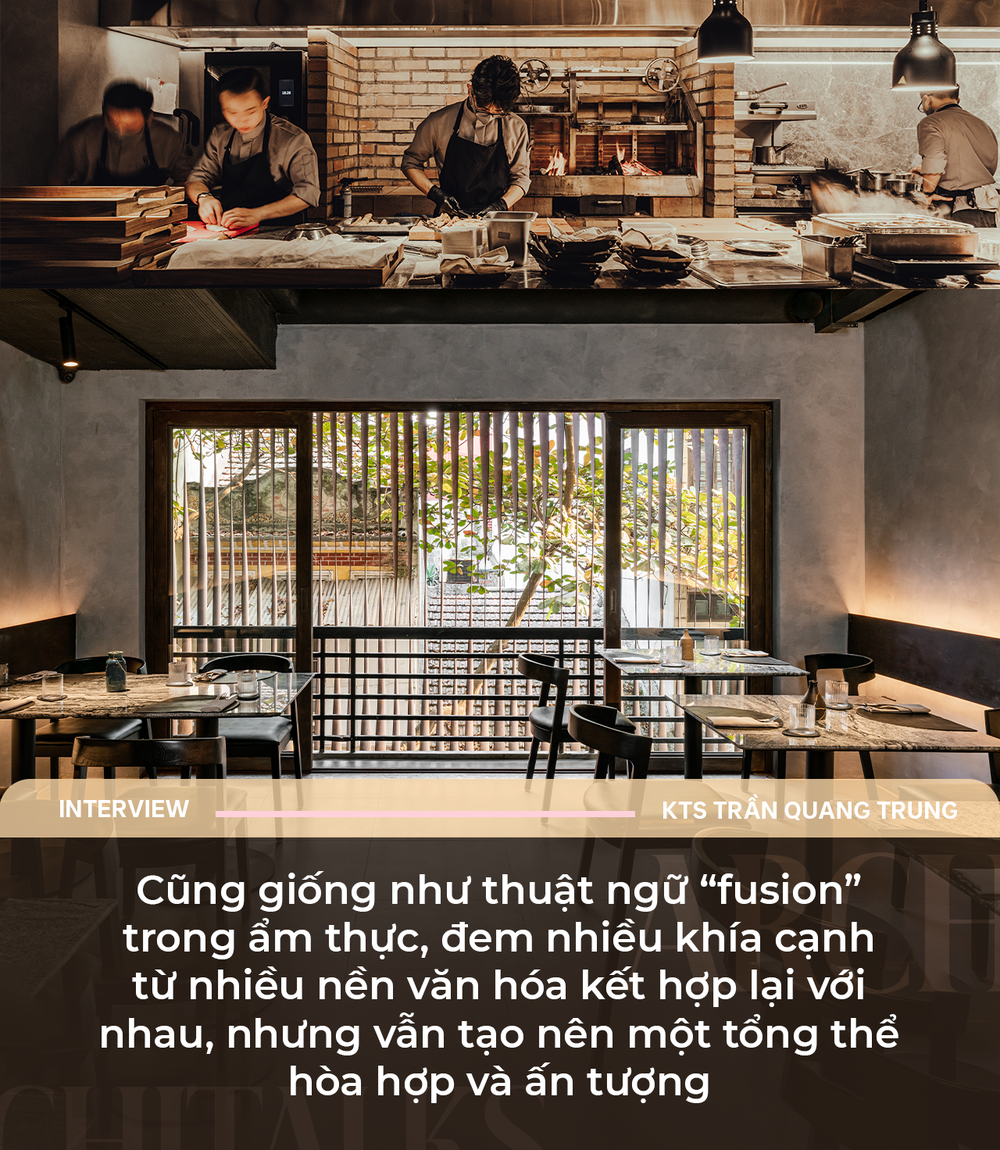 KTS Trần Quang Trung - người đứng sau thiết kế nhà hàng phố cổ vừa được Bộ trưởng Mỹ ghé thăm: &quot;Hạnh phúc lớn nhất là thấy mọi người tận hưởng không gian mà mình tạo ra&quot; - Ảnh 13.