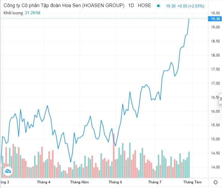 Hoa Sen (HSG): Lãi quý 3 niên độ 2022-2023 giảm 95%, cổ phiếu tăng 30% từ đầu tháng 6 - Ảnh 3.