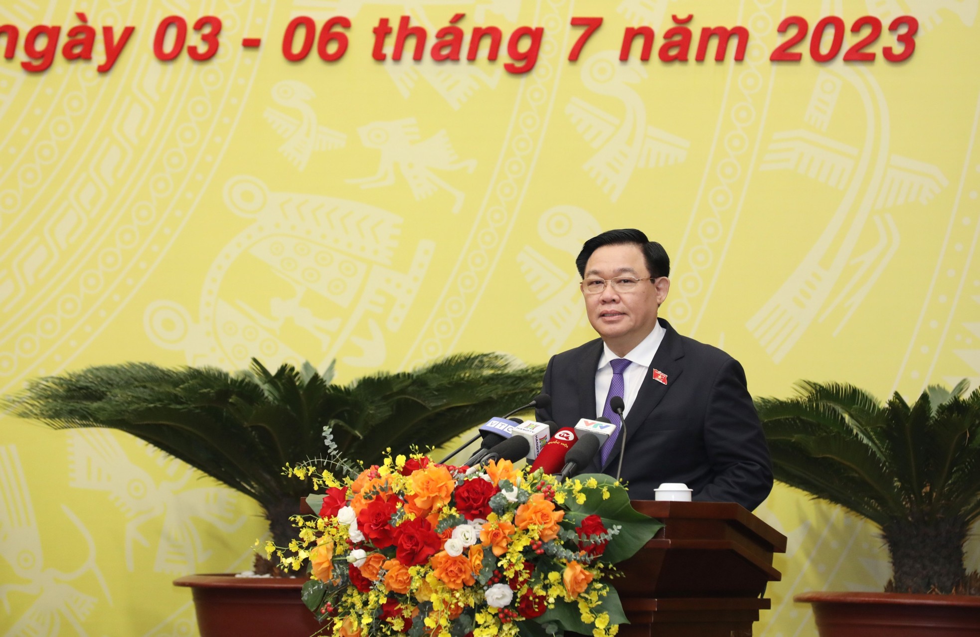 Chủ tịch Quốc hội Vương Đình Huệ: Hà Nội là điển hình trong hoạt động của HĐND tỉnh, thành phố - Ảnh 1.