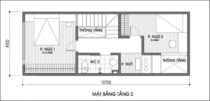 Tư vấn thiết kế và bố trí nội thất cho nhà 41,5m2 hay bị ngập nước vào mùa mưa - Ảnh 3. Tư vấn thiết kế và bố trí nội thất cho nhà 41,5m2 hay bị ngập nước vào mùa mưa - Ảnh 3.