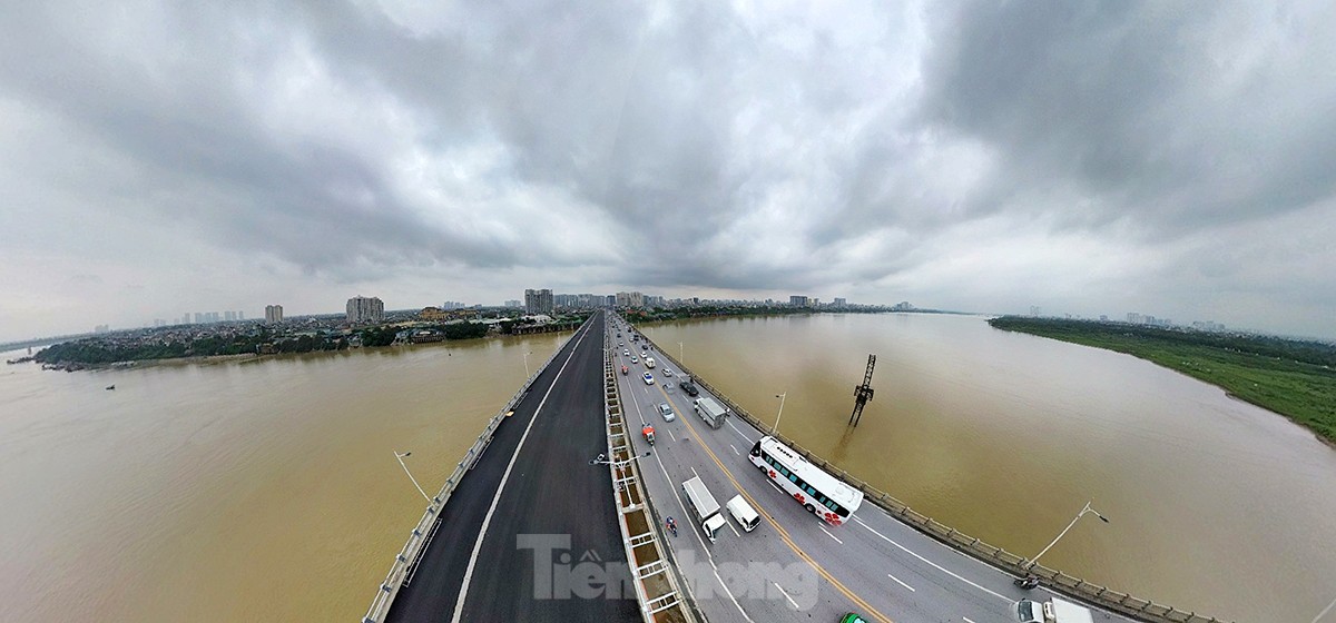 Toàn cảnh tăng tốc thi công cầu hơn 2.500 tỷ đồng vượt sông Hồng - Ảnh 2.