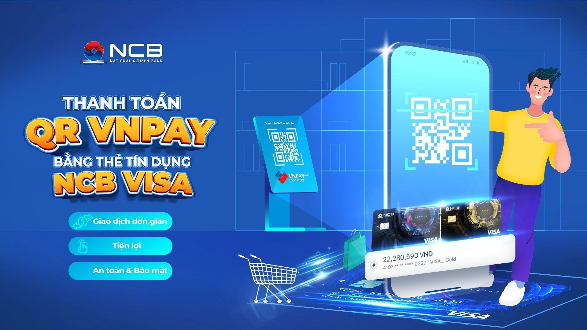 Ngân hàng NCB tiên phong triển khai dịch vụ rút tiền không cần thẻ vật lý - Ảnh 2.