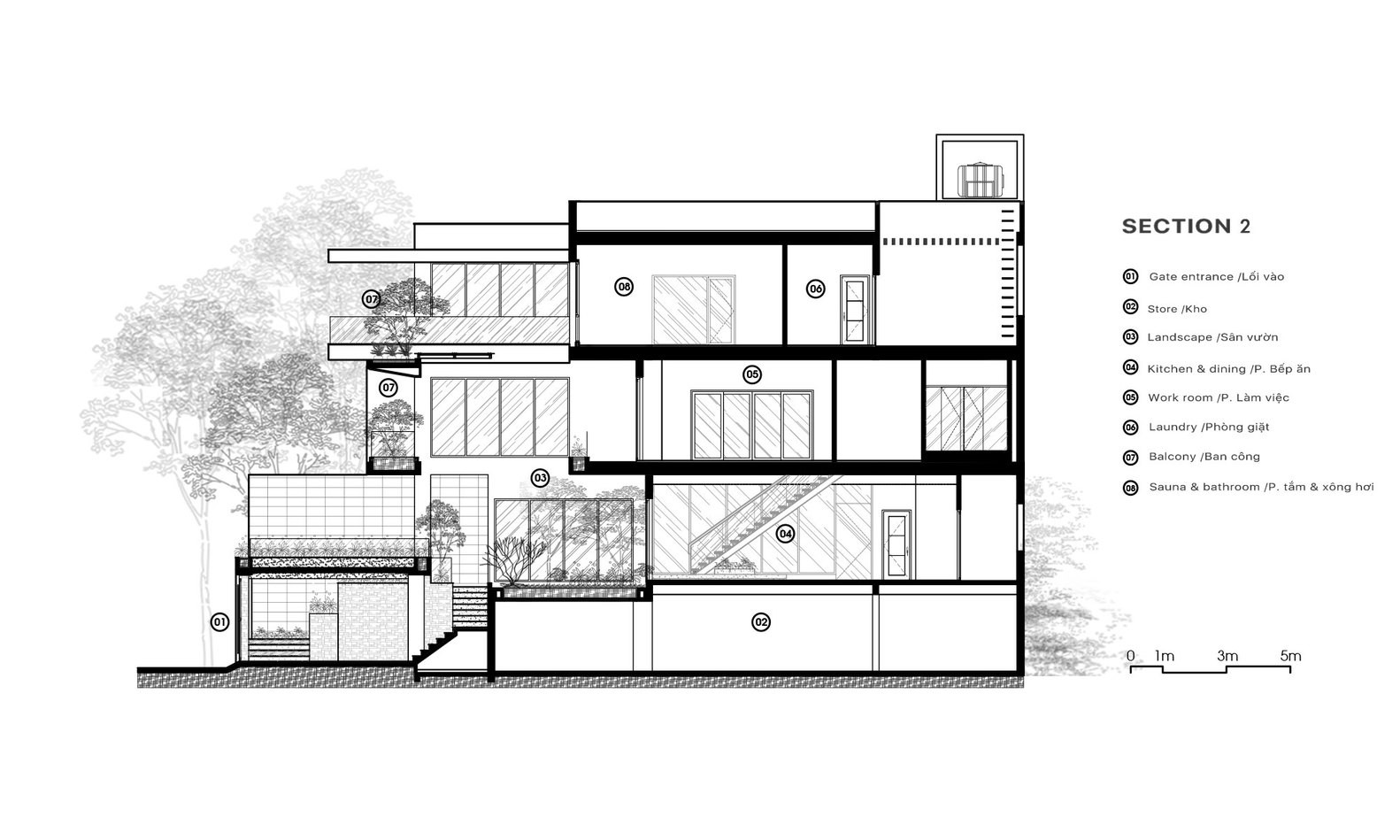 Mê mẩn căn nhà 'mặt trời mọc' nằm trên biển Đà Nẵng - Ảnh 4.