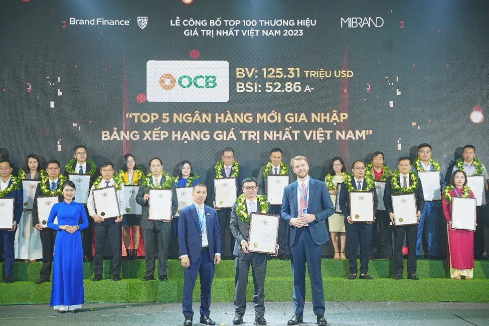 OCB: Top 50 thương hiệu giá trị nhất Việt Nam - Ảnh 1. OCB: Top 50 thương hiệu giá trị nhất Việt Nam - Ảnh 1.