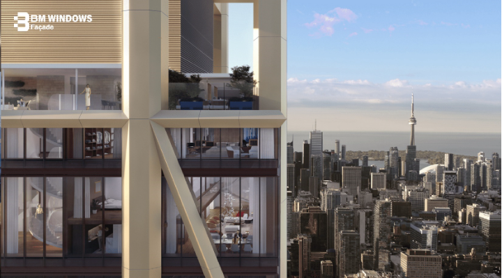 BM Windows xuất khẩu façade dự án 91 tầng, biểu tượng “landmark” của Canada - Ảnh 1.