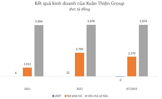 Xuân Thiện Group lần đầu hé lộ KQKD: Báo lỗ trong 6 tháng đầu năm, tổng tài sản đạt hơn 8.200 tỷ đồng - Ảnh 1.