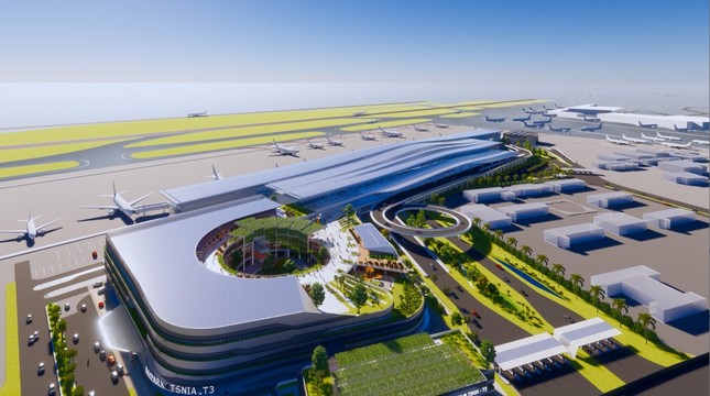 Thiết kế 'áo dài' của ga sân bay Tân Sơn Nhất gần 11.000 tỷ sắp khởi công - Ảnh 1.