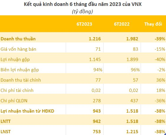 Thu hơn nghìn tỷ từ giao dịch chứng khoán, Sở Giao dịch Chứng khoán Việt Nam (VNX) báo lãi nửa đầu năm 2023 sụt giảm 38% so với cùng kỳ - Ảnh 2.