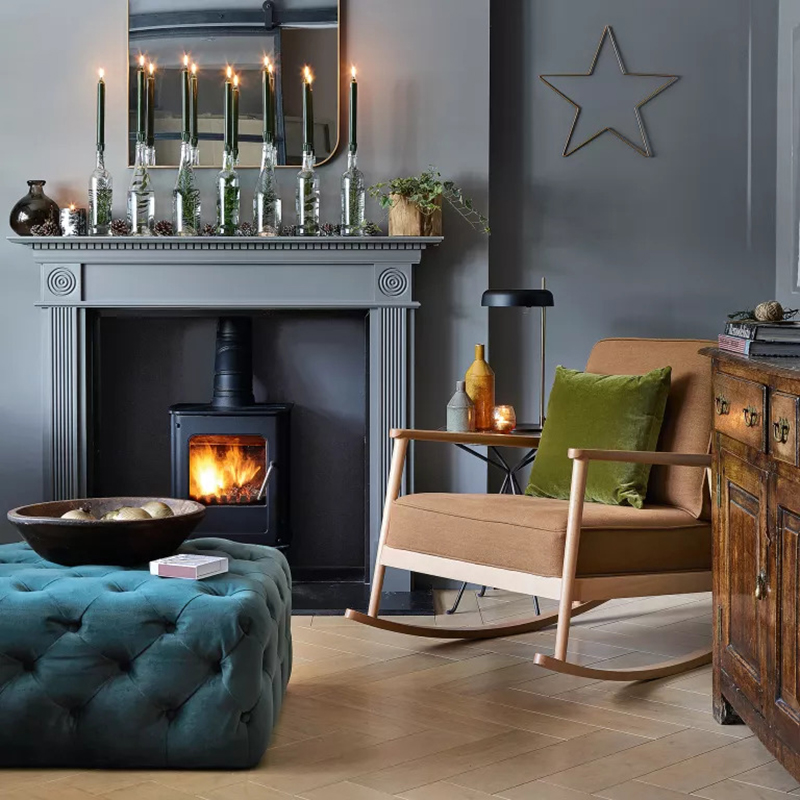 9 cách tạo điểm nhấn bên trong phòng khách bằng thiết kế lò sưởi - Ảnh 7.