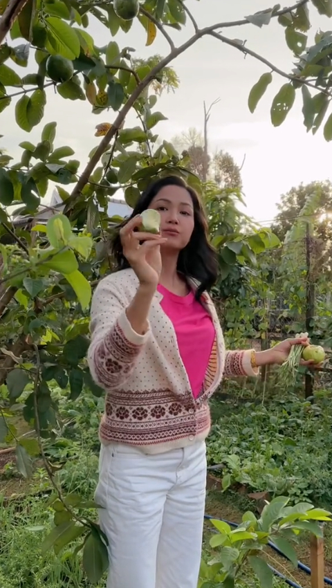 Khu vườn nhà HHen Niê hút gần 10 triệu lượt xem: Rau xanh trái ngọt sum suê, netizen tấm tắc “đỡ tốn tiền đi chợ” - Ảnh 11.