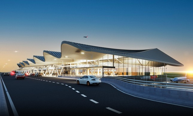 Kiến trúc đồi cát 'hóa thân' vào nhà ga sân bay Đồng Hới gần 2.000 tỷ - Ảnh 1.
