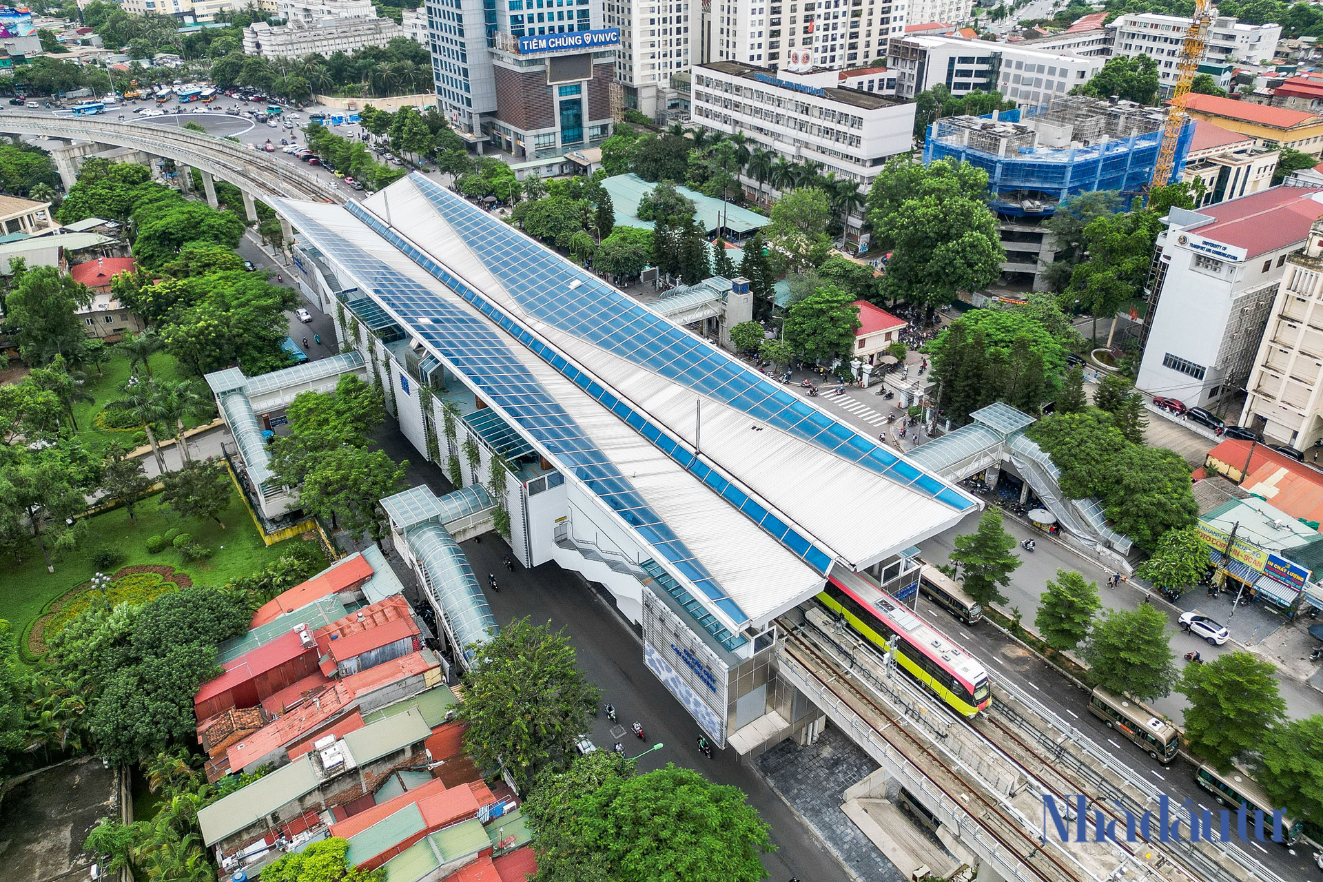 Ngắm nhà ga đường sắt trên cao Nhổn - ga Hà Nội - Ảnh 1.