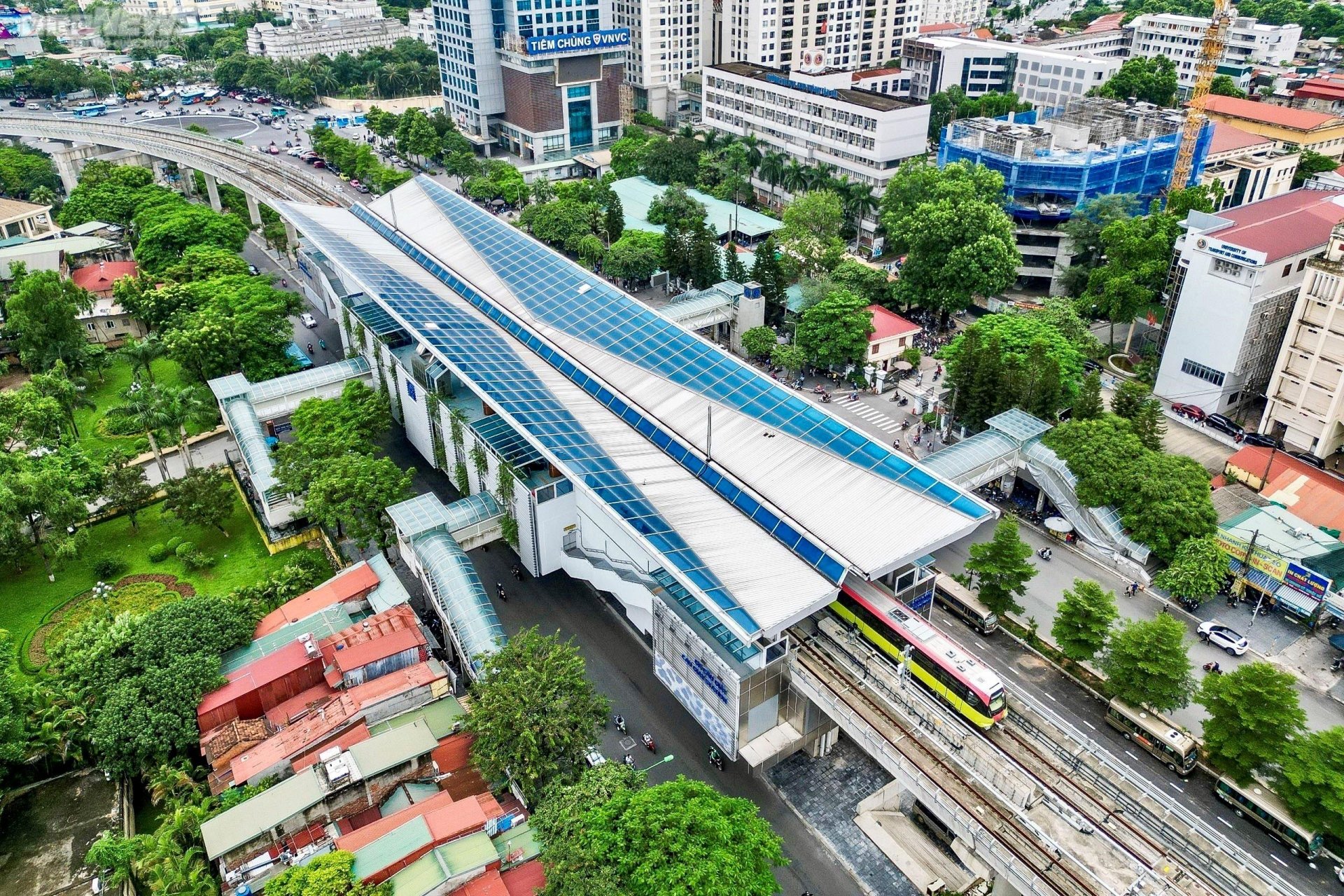Hình hài 8 nhà ga trên cao tuyến Metro Nhổn - Ga Hà Nội - Ảnh 1.