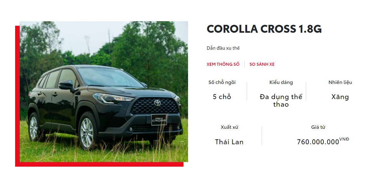 'Cả làng' giảm giá ầm ầm, Toyota Corolla Cross bản tiêu chuẩn bất ngờ tăng nhẹ - Ảnh 1.