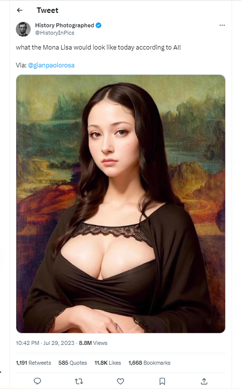 Hé lộ hình ảnh nàng Mona Lisa của thế kỷ 21, dung mạo ra sao mà khiến nhiều người sửng sốt? - Ảnh 3.