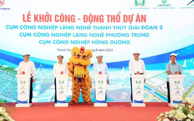 Bí thư Hà Nội dự khởi công 3 cụm công nghiệp tại Thanh Oai - Ảnh 1.