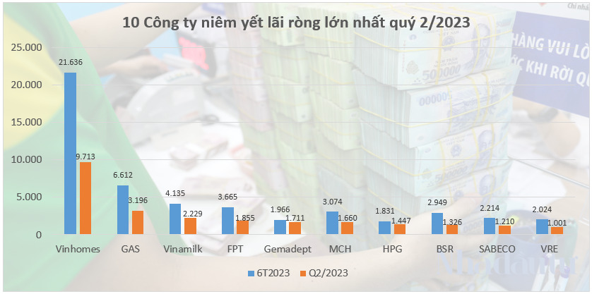 Điểm mặt 10 công ty niêm yết lãi ròng nghìn tỷ trong quý 2 - Ảnh 1.