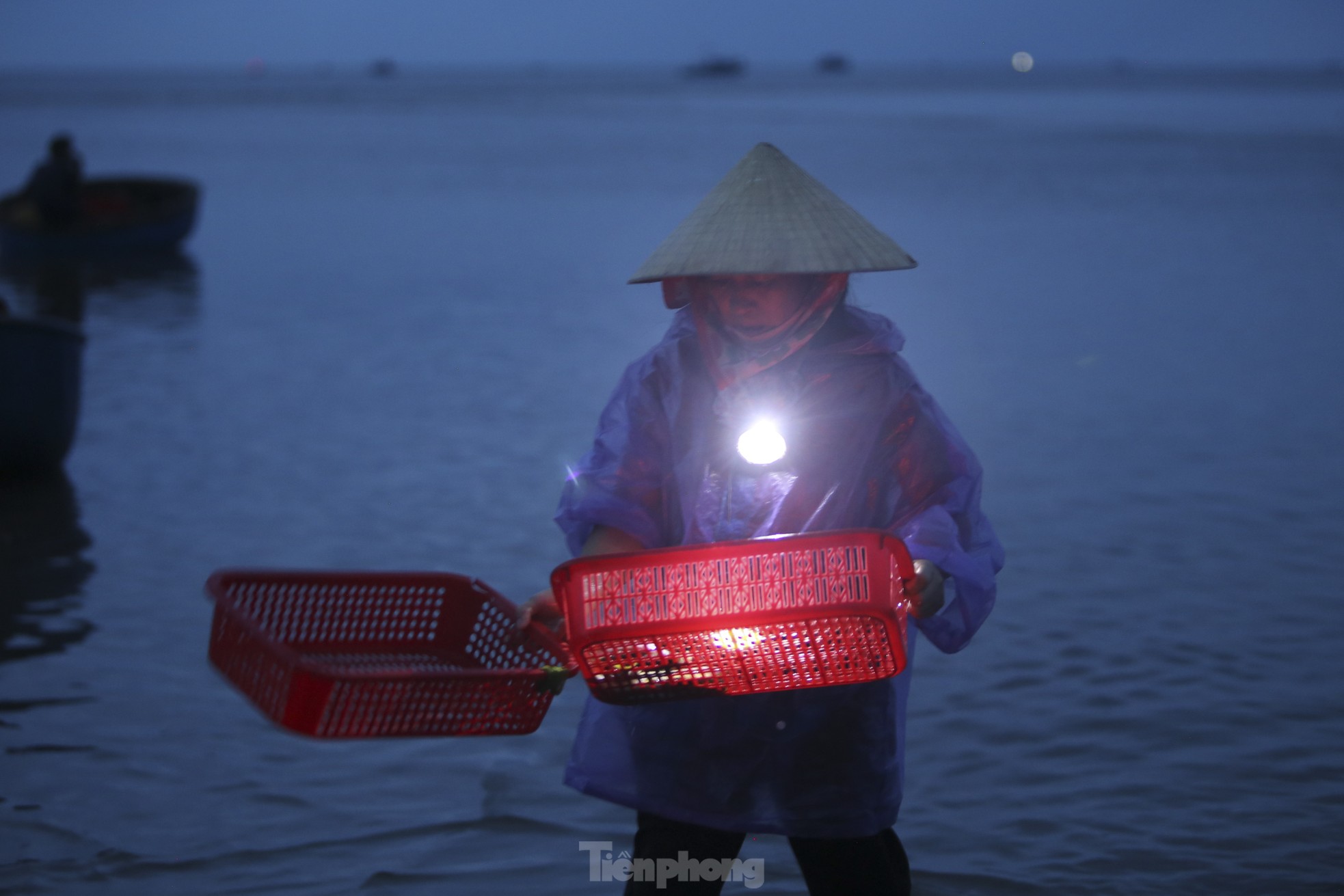 Soi đèn đi chợ hải sản đặc biệt ở Hà Tĩnh lúc tờ mờ sáng - Ảnh 17.