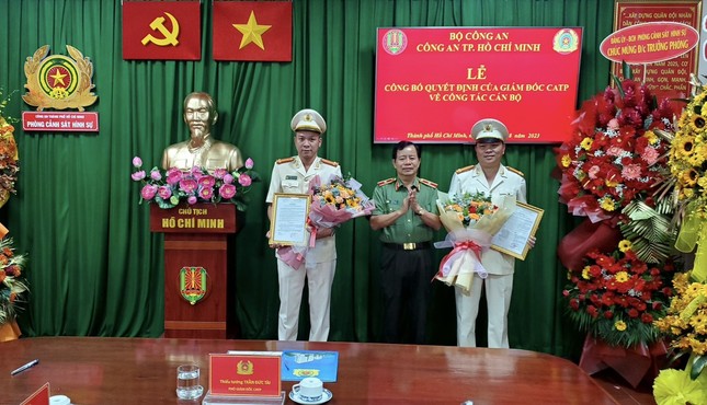 Trung tá Nguyễn Thành Hưng làm Trưởng Phòng Cảnh sát hình sự Công an TPHCM - Ảnh 1.