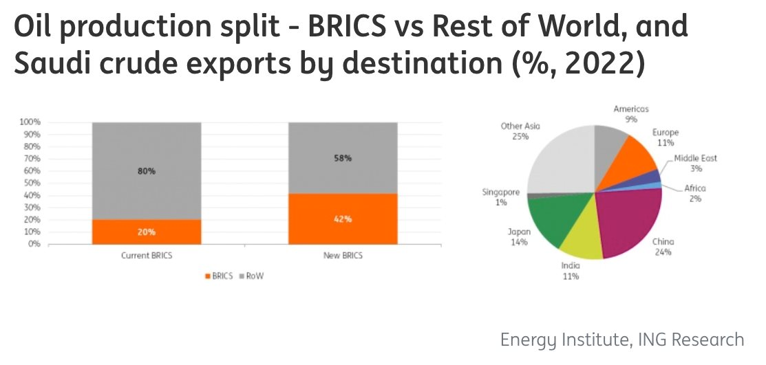 Đã có Nga, BRICS vẫn quyết định áp dụng ‘chiến lược 1+3’, dự kiến đủ sức mạnh nắm trong tay quyền kiểm soát thị trường ‘vàng đen’ toàn cầu - Ảnh 1.