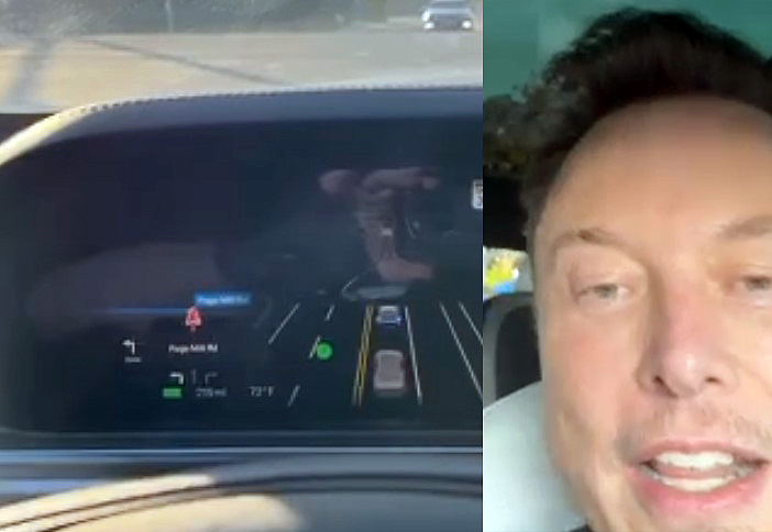 Elon Musk livestream cảnh tự lái xe tới nhà Mark Zuckerberg, quyết hỏi về kèo boxing - Ảnh 2.