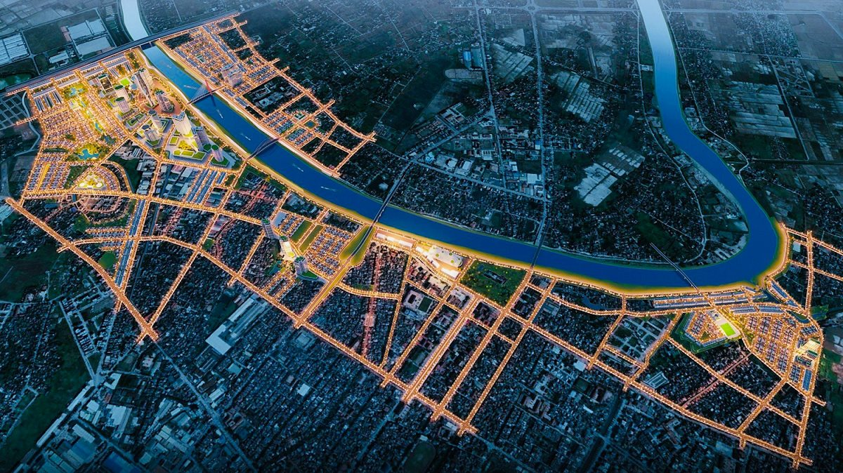 Thái Bình trao quyết định chấp thuận nhà đầu tư 2 dự án khu đô thị lớn dọc hai bên bờ sông Trà - Ảnh 1.